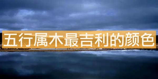 五行屬木最吉利的顏色，什么顏色最旺？