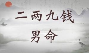 二兩九錢男命詳細(xì)解釋，二兩九錢男命詳解一生！