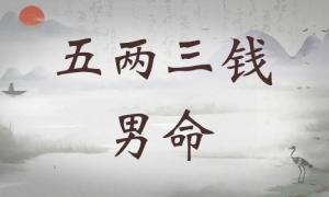 五兩三錢男命詳細(xì)解釋，五兩三錢男命詳細(xì)解釋一生！