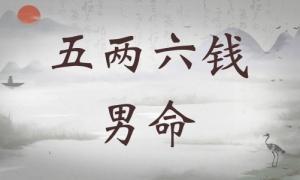 五兩六錢男命詳細解釋，五兩六錢男命一生總結！