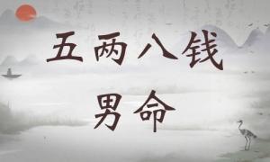 五兩八錢男命詳細解釋，五兩八錢男命一生總結！
