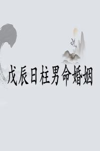 戊辰日柱男命婚姻詳解