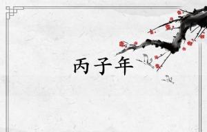 丙子年是哪一年屬什么生肖
