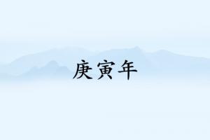 庚寅年是哪一年屬什么生肖