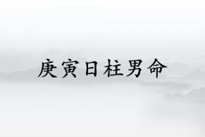 庚寅日柱男命運(yùn)分析詳解