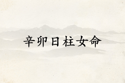 辛卯日柱女命運詳解