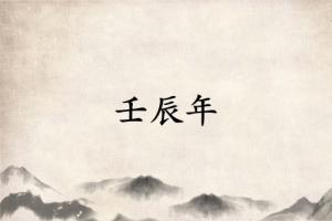 壬辰年是哪一年屬什么生肖
