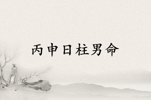 丙申日柱男命運(yùn)詳解