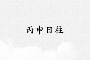 丙申日柱三命通會論命