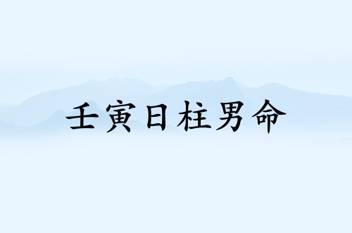壬寅日柱男命運詳解