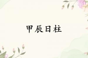 甲辰日柱三命通會精論解析