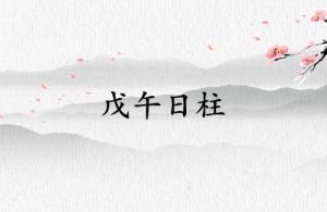 戊午日柱三命通會精論解析