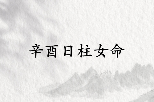 辛酉日柱女命運詳解