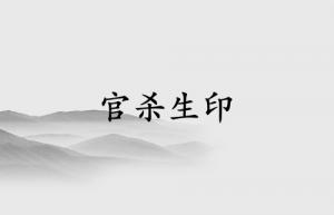 官殺生印代表什么意思