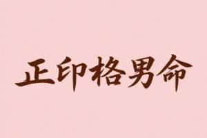 正印格男命適合從事的行業(yè)