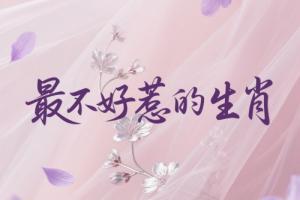 十二生肖中最不好惹的生肖是哪個(gè)生肖？